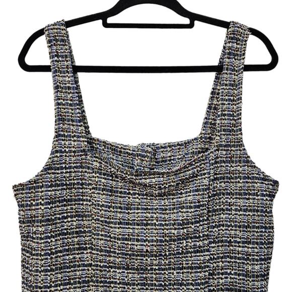 NWT Free People Maxx Mini Shirt Dress in Midnight Combo Size M - Picture 7 of 9